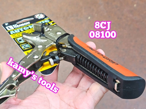 Kìm bấm chết tự động automatic Hanson 8CJ 08100 dài 8inch 203mm cán bọc nhựa