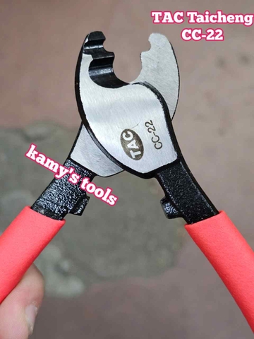 Kìm cắt cáp điện đồng nhôm 22mm2 TAC Taicheng CC-22 dài 160mm