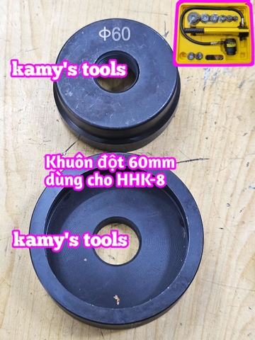 Khuôn đột lỗ tôn dùng cho bộ đột lỗ tôn thủy lực TLP HHK-8 size 22mm 27mm 34mm 43mm 49mm 60mm
