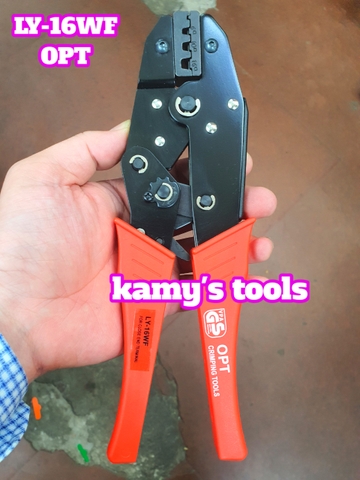 Kìm bấm cos pin tròn rỗng SN-16WF OPT 6-16mm2