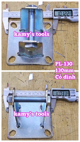 Đế càng cố định và xoay dùng cho bánh xe 130mm PL-130 Kamytools
