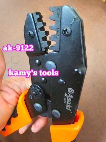 Kìm bấm cos ghim Asaki AK-9122 dài 9 inch 230mm 0.15-6mm2