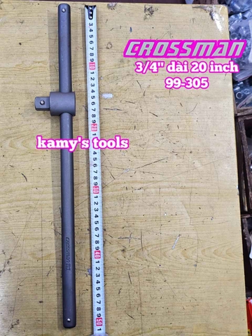 Cần tuýp trượt kéo 3/4 inch Crossman dài 20 inch 500mm 99-305