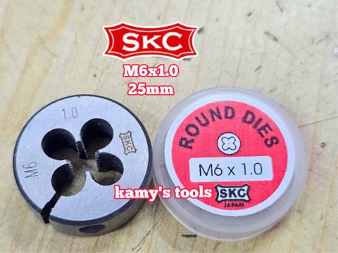 Bàn ren SKC M6x1.0 (6x1.0) đường kính 25mm Nhật SKC-432506A