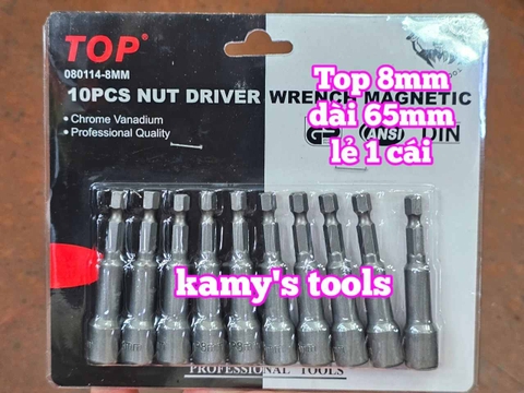Đầu vít bắn tôn 8mm TOP dài 45mm 65mm 071120-8MM và 080114-8MM