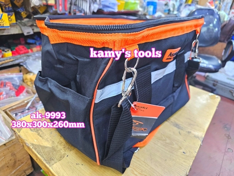 AK-9993 Túi xách đựng dụng cụ đồ nghề đa năng Asaki 380x300x260mm