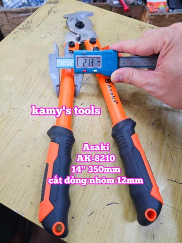 Kìm cắt cáp điện Asaki AK-8210 dài 14 inch 350mm cắt đồng nhôm 12mm
