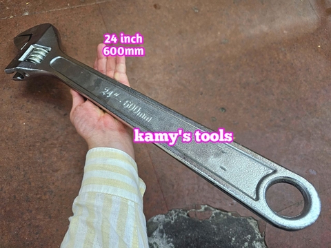 Cờ lê mỏ lết miệng 24 inch 600mm mở miệng 60mm kamytools