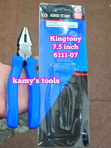 Kìm điện 7.5 inch Kingtony 6111-07 dài 180mm