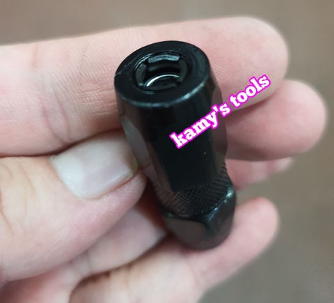 Đầu bơm mỡ đen bôi trơn áp suất cao 1/8 inch dài 45mm