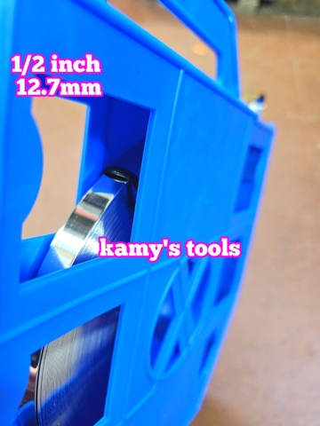 12.7mm dây đai inox 304 1/2 inch dày 0.4mm cuộn 30m đựng trong hộp nhựa chống bung dây kamytools