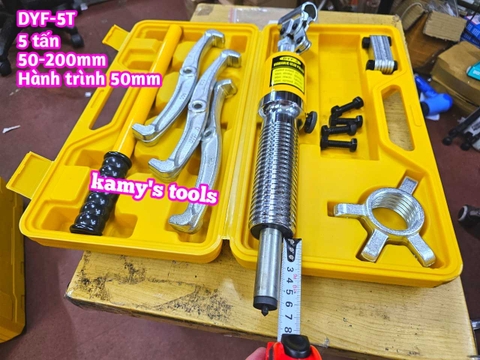 Cảo thủy lực 5 tấn Wetools DYF-5 mở 50-250mm, vam thuỷ lực 2 chấu 3 chấu 5 tấn