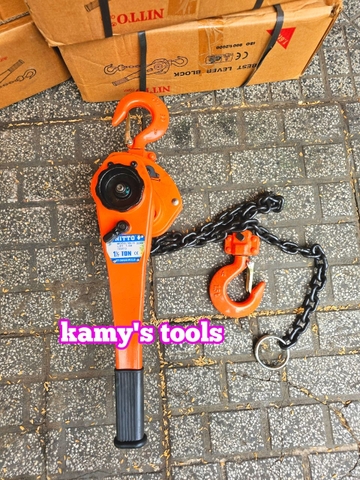 Pa lăng xích lắc tay Nitto 1.5 tấn 1.5m (1.5 mét) VR-15 cao cấp