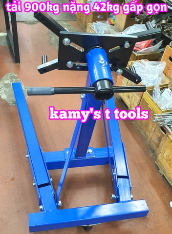Giá đỡ treo tháo lắp máy động cơ 2000lbs 900kg xoay 360 độ gấp gọn được nặng 42kg không bao bì