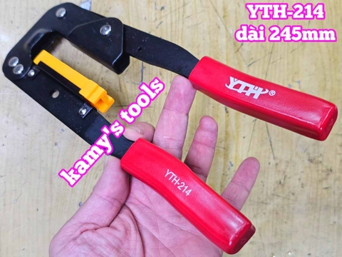 Kìm bấm cáp dây bẹ cáp đầu dẹt đầu nối IDC FC model YTH-214 dài 9.5 inch 245mm