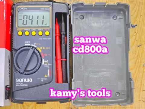 Đồng hồ đo điện vạn năng Sanwa CD800A