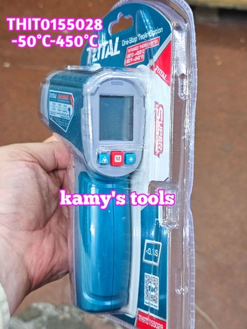 Máy đo nhiệt độ nhiệt kế hồng ngoại Total THIT0155028 -50°C-450°C, không sử dụng cho người trong y tế
