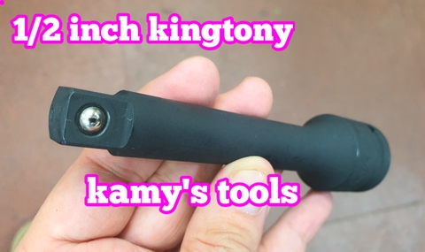 Đầu nối khúc nối đen cao cấp 1/2 inch Kingtony dài 3 inch 4 inch 5 inch 4260-03 4260-04 4260-05, cần nối