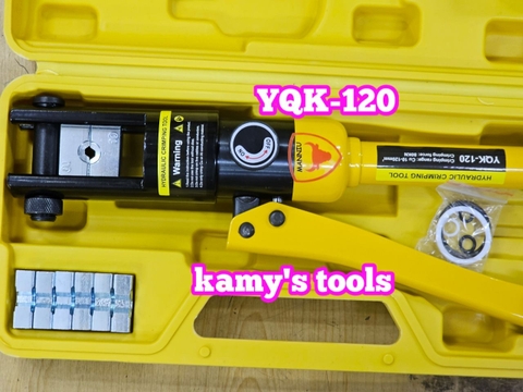 Kìm ép cos thủy lực YQK-120 10-120mm2 Manniu, kìm bấm cos Fresship Extra