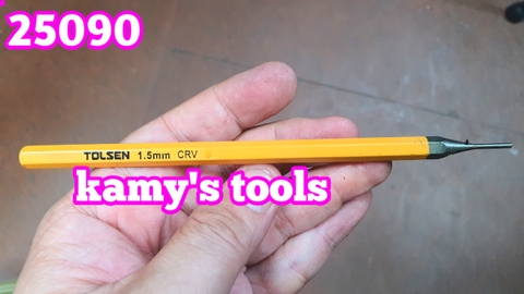 Bộ dùi đục 6 cây Tolsen model 25090 dài 150mm, bộ đục bông tu