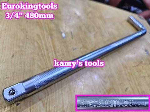 Cần tuýp cong L 3/4 inch Eurokingtools dài 480mm ERK-L0319
