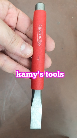 Đục dẹp thép cầm tay cao cấp black hand bản 1/2 5/8 3/4 7/8 1 inch đài loan BH-1524 BH-1525 BH-1526 BH-1527 BH-1528