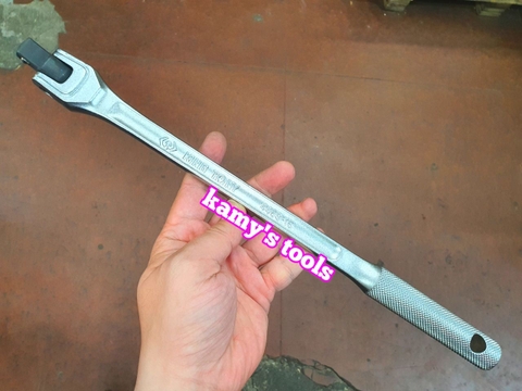 Cần tuýp siết đầu lắc léo 1/2 inch cán dẹp Kingtony dài 375mm 4453-15F cao cấp