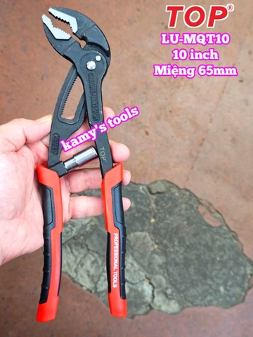 Kìm mỏ quạ 5 lỗ dài 10 inch Top LU-MQT10 mở miệng 65mm