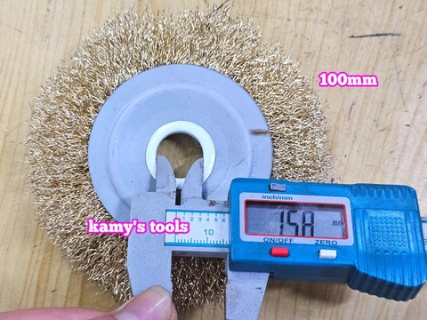 Bánh cước chổi thau đánh rỉ sét đường kính 100mm 125mm 150mm kamytools