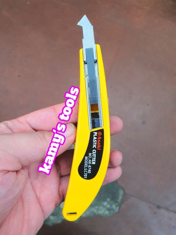 Dao móc câu rọc nhựa mica Asaki AK-8740 C-mart A0003 và lưỡi dao A0003B