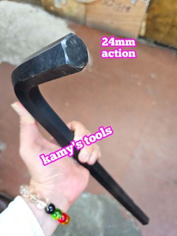 Lục giác 24mm thép đen cao cấp dài 470mm Action