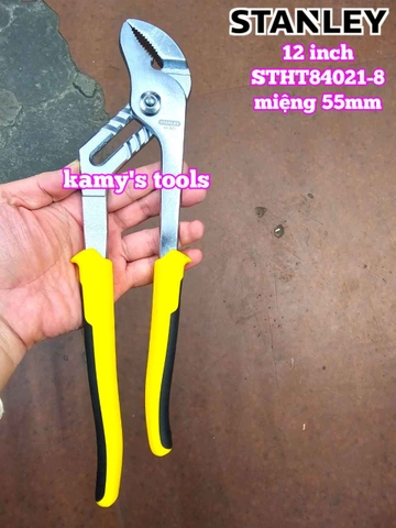 Kìm mỏ quạ 5 lỗ Stanley 12 inch mở miệng 55mm 84-021 (STHT84021-8)