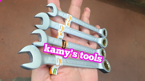 Cờ lê vòng miệng tự động Kapusi đủ kích cỡ 8mm-19mm