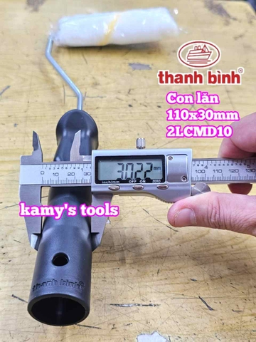 Cọ lăn sơn chỉ mini Thanh Bình Decor Line 110x30mm 2LCMD10
