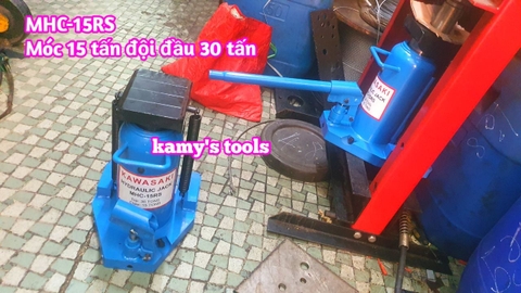 Đội móc 15 tấn đội đầu 30 tấn kích móc MHC-15RS Kawasaki kích chân 15 tấn