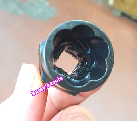 Bộ tuýp tháo mở ốc vít hư gãy bulong bị biến dạng tuôn răng toét đầu 14 chi tiết 1/4-3/4 (6.35mm-19mm)