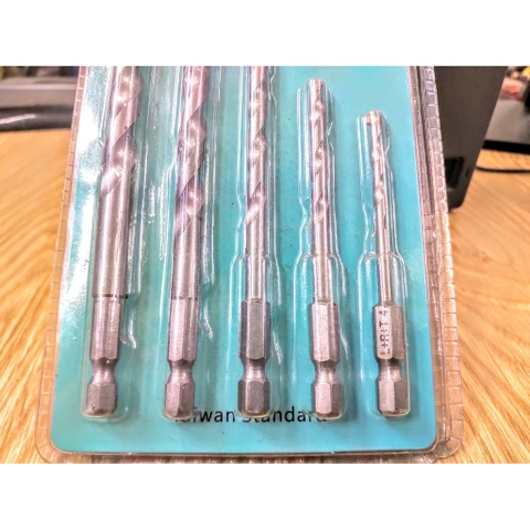 Bộ Mũi Khoan Bê Tông 5 Cái Đuôi Lục Giác 4mm-10mm