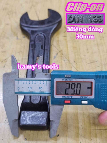 Cờ lê miệng đóng 30mm DIN133 Clip-On CLO-932030