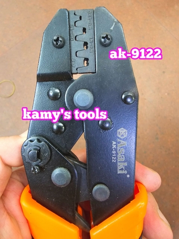 Kìm bấm cos ghim Asaki AK-9122 dài 9 inch 230mm 0.15-6mm2