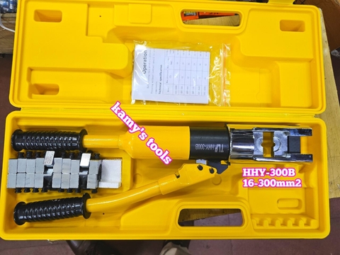 Kìm ép cos thủy lực TLP HHY-300B 12 tấn 16-300mm2 có van an toàn