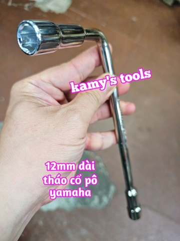 Dụng cụ cần điếu mở cổ pô xe gắn máy yamaha 12mm Hotssman