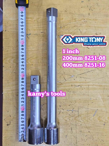 Cần nối khúc nối tuýp 1 inch Kingtony dài 8 inch 16 inch 8251-08 8251-16