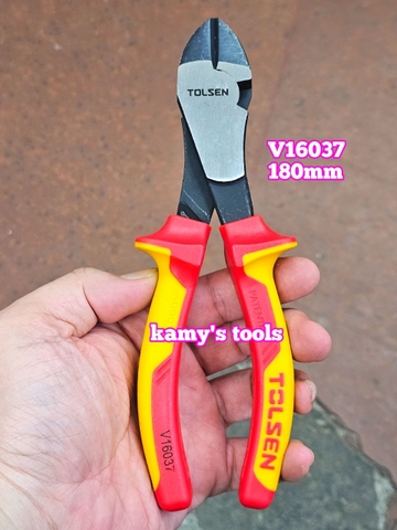 Kìm cắt cách điện 1000V Tolsen V16037 dài 7 inch 180mm