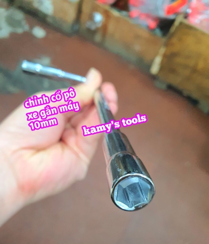 Dụng cụ cần điếu mở cổ pô xe gắn máy 10mm Hotssman
