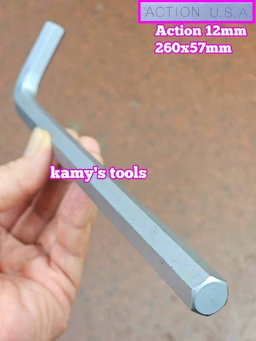 Lục giác đầu bằng  Action 12mm dài 260mm ACK-62212