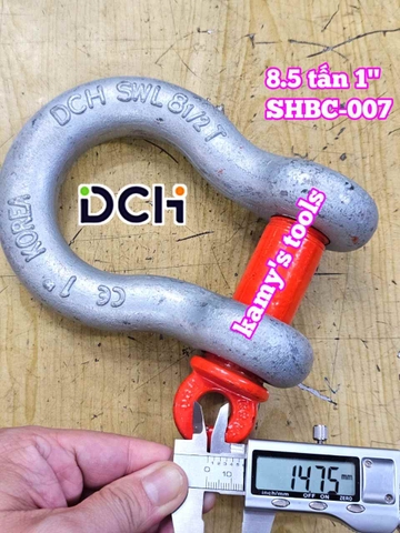 Ma ní omega chốt vặn ren SHBC-007 DCH 8.5 tấn 1 inch đường kính ty ren 28mm