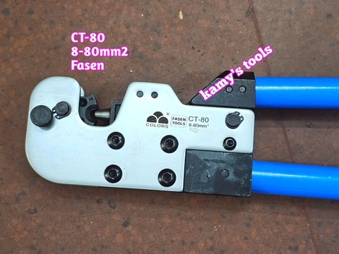 Kìm bấm cos cơ Fasen CT-80 dài 670mm 8-80mm2