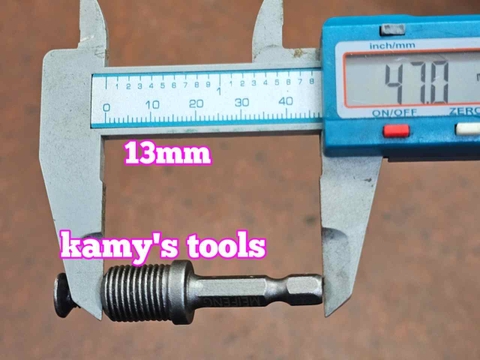 Đầu chuyển đuôi bắn vít 1/4 inch sang đầu khoan kẹp vặn ren 10mm 13mm Wetools DCYPH2-DK10 DCYPH2-DK13