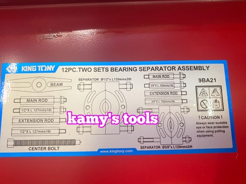 Bộ cảo dĩa bạc đạn Kingtony 9BA21 9BA-21 30mm-75mm