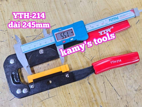 Kìm bấm cáp dây bẹ cáp đầu dẹt đầu nối IDC FC model YTH-214 dài 9.5 inch 245mm